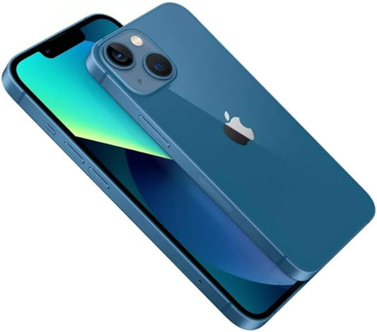 Apple iPhone 13, 128GB, Blue - Unlocked (Renewed) Cinematic mode in 1080p at 30 fps Camera